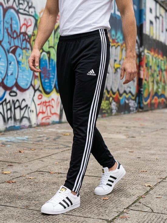 adidas Pants - Adidas Originals 3 Stripe Track Pants Trefoil Zip Pocket Joggers NWT Men's S